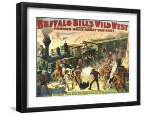 Buffalo Bill's Wild West Show, 1907, USA-null-Framed Giclee Print