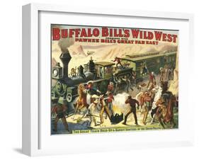 Buffalo Bill's Wild West Show, 1907, USA-null-Framed Giclee Print