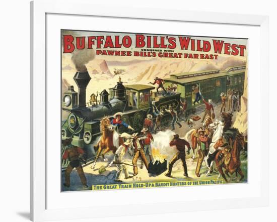 Buffalo Bill's Wild West Show, 1907, USA-null-Framed Giclee Print