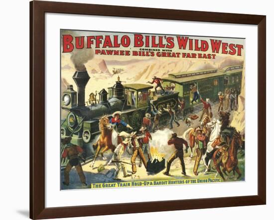 Buffalo Bill's Wild West Show, 1907, USA-null-Framed Giclee Print