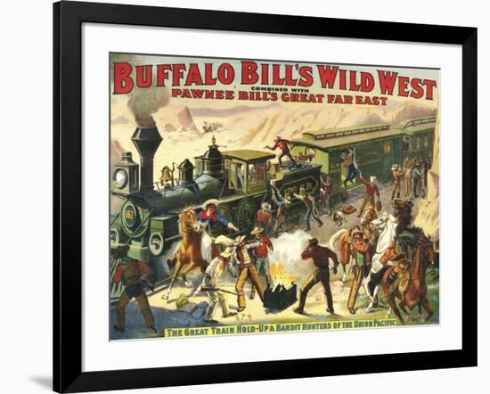 Buffalo Bill's Wild West Show, 1907, USA-null-Framed Giclee Print