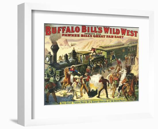 Buffalo Bill's Wild West Show, 1907, USA-null-Framed Giclee Print