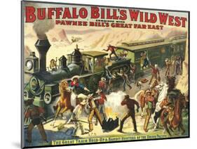 Buffalo Bill's Wild West Show, 1907, USA-null-Mounted Giclee Print
