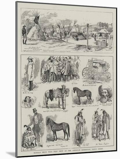 Buffalo Bill's Wild West Show at the American Exhibition, Earl's Court-Alfred Chantrey Corbould-Mounted Giclee Print