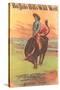 Buffalo Bill's Wild West Show Poster, Bucking Steer-null-Stretched Canvas