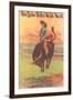 Buffalo Bill's Wild West Show Poster, Bucking Steer-null-Framed Art Print