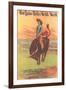 Buffalo Bill's Wild West Show Poster, Bucking Steer-null-Framed Art Print