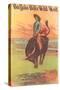 Buffalo Bill's Wild West Show Poster, Bucking Steer-null-Stretched Canvas