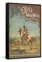 Buffalo Bill's Wild West Show Poster, Indian Brave-null-Framed Stretched Canvas