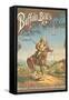 Buffalo Bill's Wild West Show Poster, Scout on Horse-null-Framed Stretched Canvas