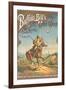 Buffalo Bill's Wild West Show Poster, Scout on Horse-null-Framed Art Print