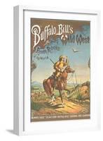 Buffalo Bill's Wild West Show Poster, Scout on Horse-null-Framed Art Print