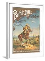 Buffalo Bill's Wild West Show Poster, Scout on Horse-null-Framed Art Print