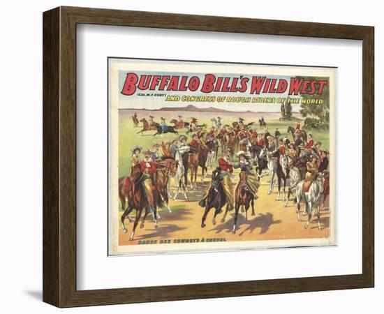 Buffalo Bill's wild west-null-Framed Giclee Print