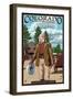 Buffalo Bill Scene - Colorado-Lantern Press-Framed Art Print