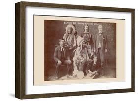 Buffalo Bill, Sitting Bull, and Others-null-Framed Art Print