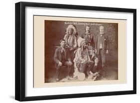 Buffalo Bill, Sitting Bull, and Others-null-Framed Art Print