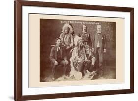 Buffalo Bill, Sitting Bull, and Others-null-Framed Art Print