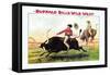 Buffalo Bill: Steer Riding-null-Framed Stretched Canvas