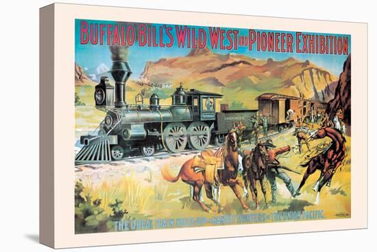 Buffalo Bill: The Great Train Hold Up-null-Stretched Canvas