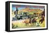 Buffalo Bill: The Great Train Hold Up-null-Framed Stretched Canvas