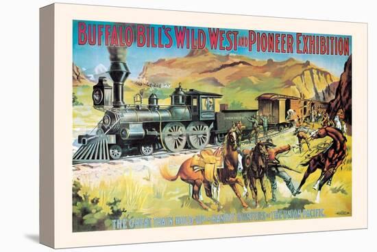 Buffalo Bill: The Great Train Hold Up-null-Stretched Canvas