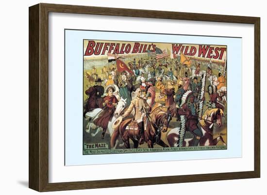 Buffalo Bill: The Maze-null-Framed Art Print