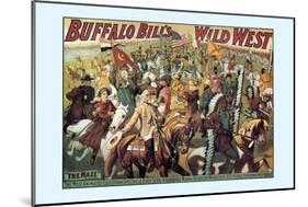 Buffalo Bill: The Maze-null-Mounted Art Print
