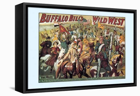 Buffalo Bill: The Maze-null-Framed Stretched Canvas