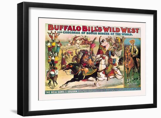 Buffalo Bill: The Real Sons of the Soudan-null-Framed Art Print