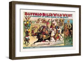 Buffalo Bill: The Real Sons of the Soudan-null-Framed Art Print