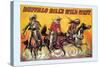 Buffalo Bill: Three Riders-null-Stretched Canvas