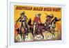 Buffalo Bill: Three Riders-null-Framed Art Print