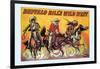 Buffalo Bill: Three Riders-null-Framed Art Print