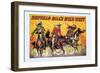 Buffalo Bill: Three Riders-null-Framed Art Print