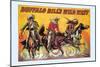 Buffalo Bill: Three Riders-null-Mounted Art Print