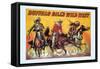 Buffalo Bill: Three Riders-null-Framed Stretched Canvas