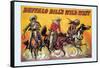 Buffalo Bill: Three Riders-null-Framed Stretched Canvas