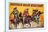 Buffalo Bill: Three Riders-null-Stretched Canvas