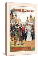 Buffalo Bill: Visit of the Majesties-null-Stretched Canvas