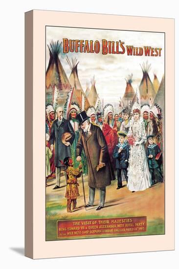 Buffalo Bill: Visit of the Majesties-null-Stretched Canvas