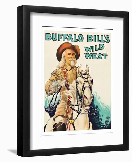 Buffalo Bill Wild West-null-Framed Art Print