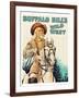 Buffalo Bill Wild West-null-Framed Art Print