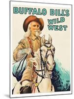 Buffalo Bill Wild West-null-Mounted Art Print