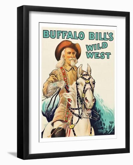 Buffalo Bill Wild West-null-Framed Art Print