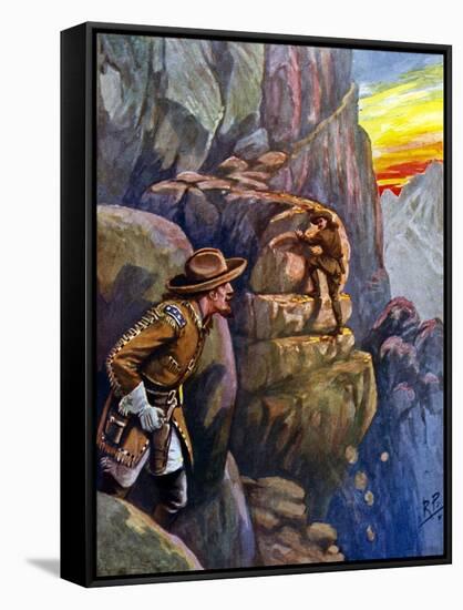 Buffalo Bill - Wild West-Robert Prowse-Framed Stretched Canvas