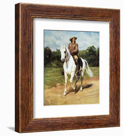 Buffalo Bill-Rosa Bonheur-Framed Art Print