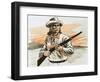 Buffalo Bill-English School-Framed Giclee Print