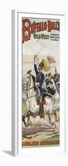 Buffalo Bills and congress of wild west riders of the world-null-Framed Premium Giclee Print