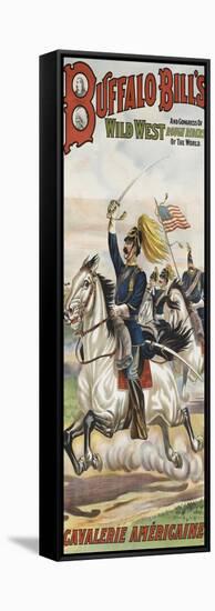 Buffalo Bills and congress of wild west riders of the world-null-Framed Stretched Canvas